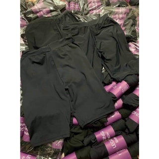 Quần legging lửng co dãn 4 chiều chất thun thái