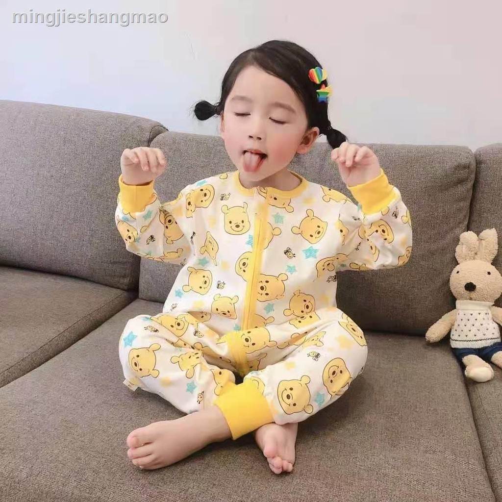 Bộ Đồ Ngủ Vải Cotton Mỏng Thiết Kế Dễ Thương Cho Bé