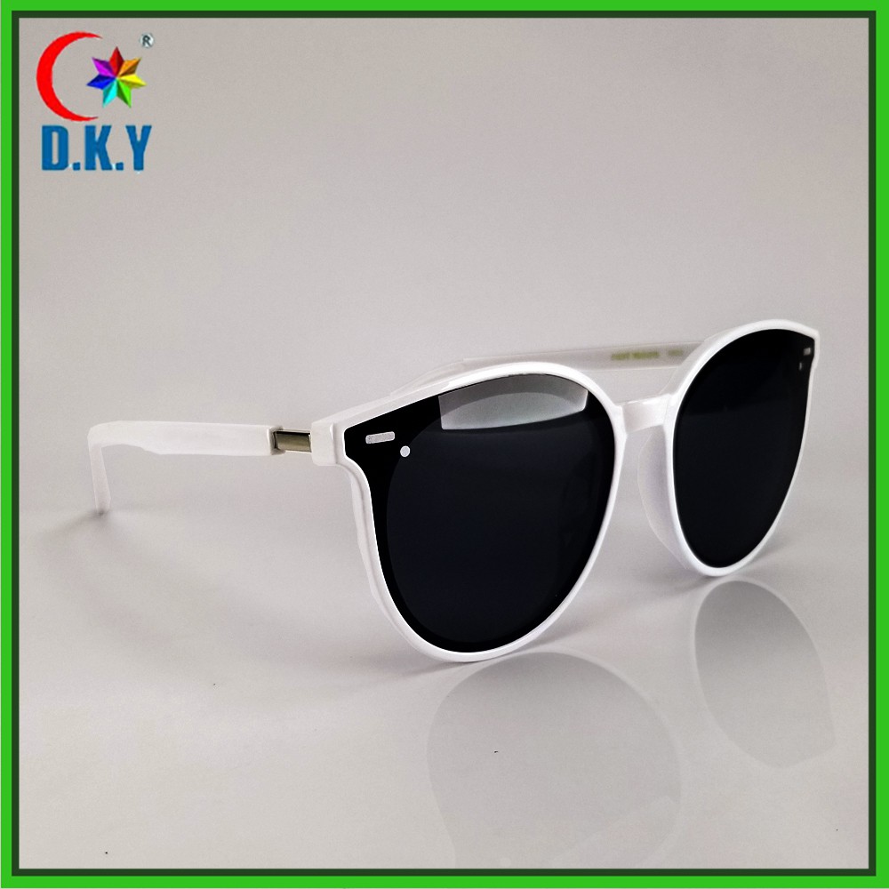 Mắt kính nữ thời trang nữ sành điệu 5042 mắt mèo trắng, phụ kiện kính râm mát đi du lịch chống nắng