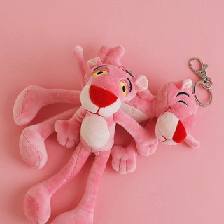 Keychain▨✤✳Tide sesame street, xx ugly frog of doll kaws bag accessories plush pink panther ins key chain