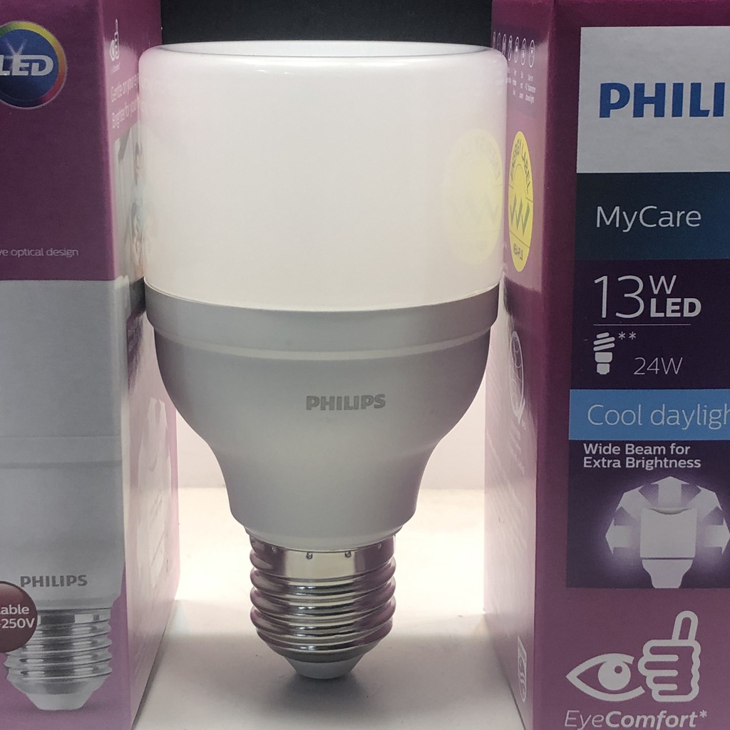 Bóng Đèn LEDBright PHILIPS 13W Lumen 900 E27 Ánh Sáng Trắng/Vàng Bảo Hành 2 Năm