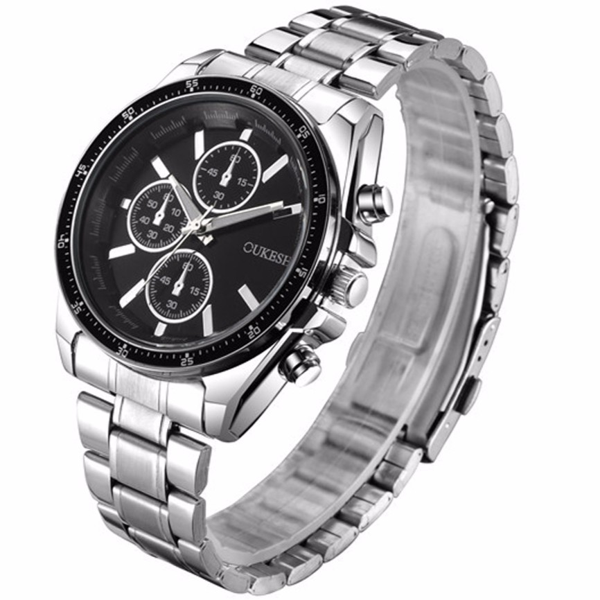 ĐỒNG HỒ NAM OUKESHI OKS8031 DÂY THÉP KHÔNG GỈ CAO CẤP + TẶNG VÒNG TAY CAO CẤP | BigBuy360 - bigbuy360.vn