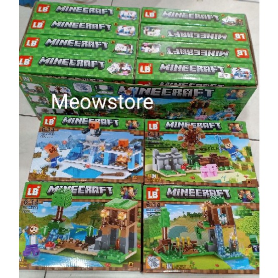 Đồ chơi Lego Minecraft lắp ráp xếp hình -bộ lego Minecraft LB 548