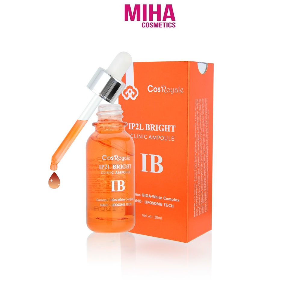 Huyết Thanh Ngăn Ngừa Nám Trắng Sáng Da Mira Cosroyale Clinic Ampoule Ib2l Bright 22ml