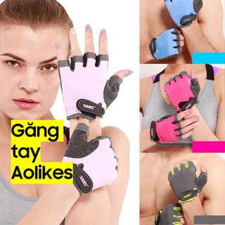 Găng tay thể thao tập gym Aolikes Cao Cấp - Bao tay tập gym nữ bán chạy giá rẻ