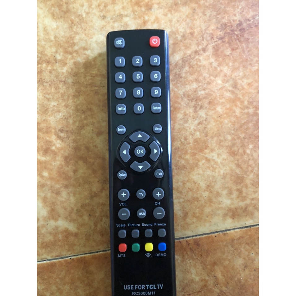 Điều Khiển TiVi TLC Không Giọng nói - Remote TV TCL Không giọng nói - Tặng Kèm Pin và Bảo Hành 3 Tháng