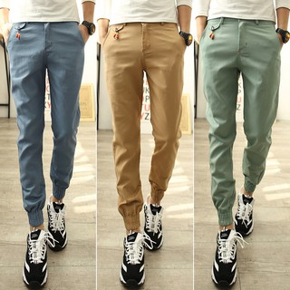 Quần kaki dài ống túm thời trang cho nam quần thời trang quần thun dài quần jean đùi quần bò nam quần jogger kaki nam