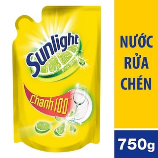 Nước Rửa Chén Sunlight Chanh Dạng Túi 750g