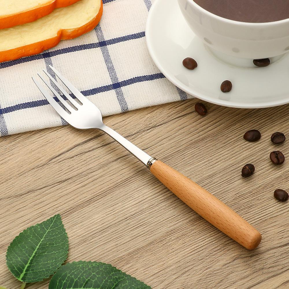 Bộ 3 Món Muỗng Nĩa Bằng Gỗ Có Thể Tái Sử Dụng Kèm Hộp Đựng