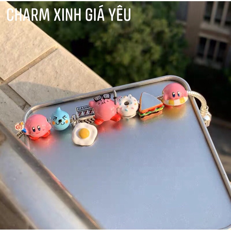 Charm ẩm thực Nhật Bản bằng bạc 925 nhungsophie
