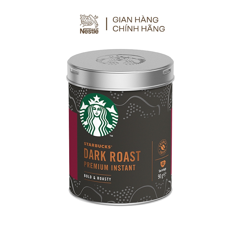 Cà phê đen hòa tan cao cấp Starbucks® Rang Đậm