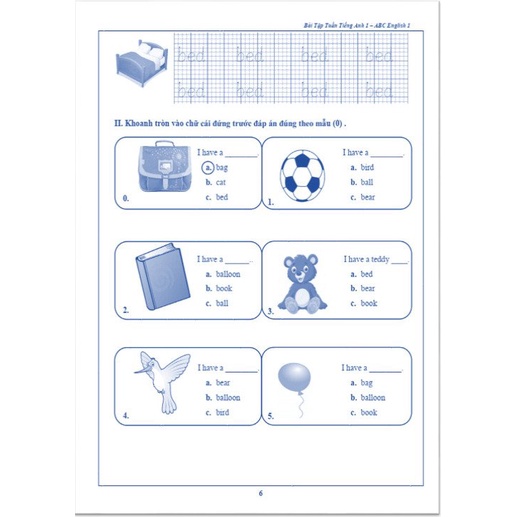 Sách - Bài Tập Tuần Tiếng Anh dành cho học sinh lớp 1 - Cả năm (1 cuốn)