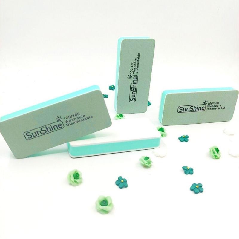 Phao vuông dũa mịn móng tay Sunshine, phào mịn chà móng, đồ làm nail chính hãng