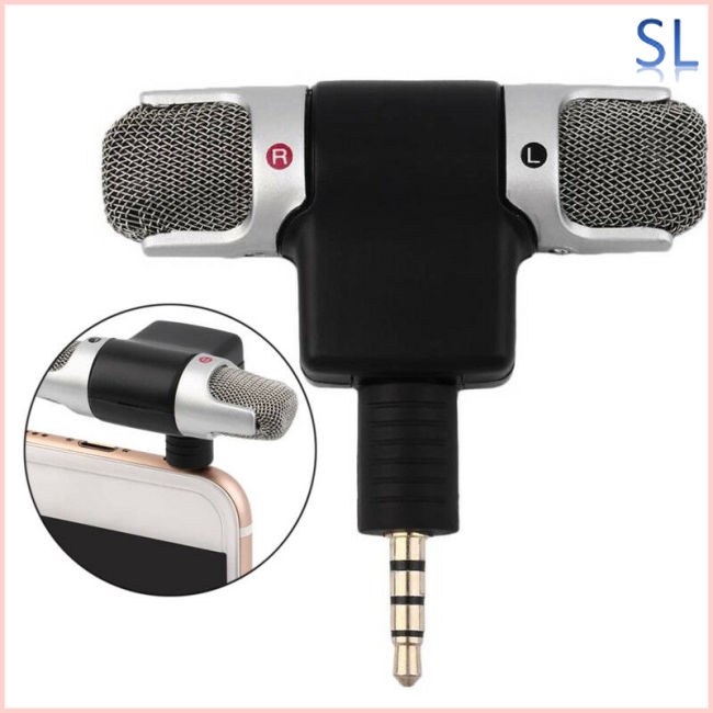 Portable 3.5mm Mini Stereo Microphone for MP3/MP4/Mobile Phone/Tablet | BigBuy360 - bigbuy360.vn