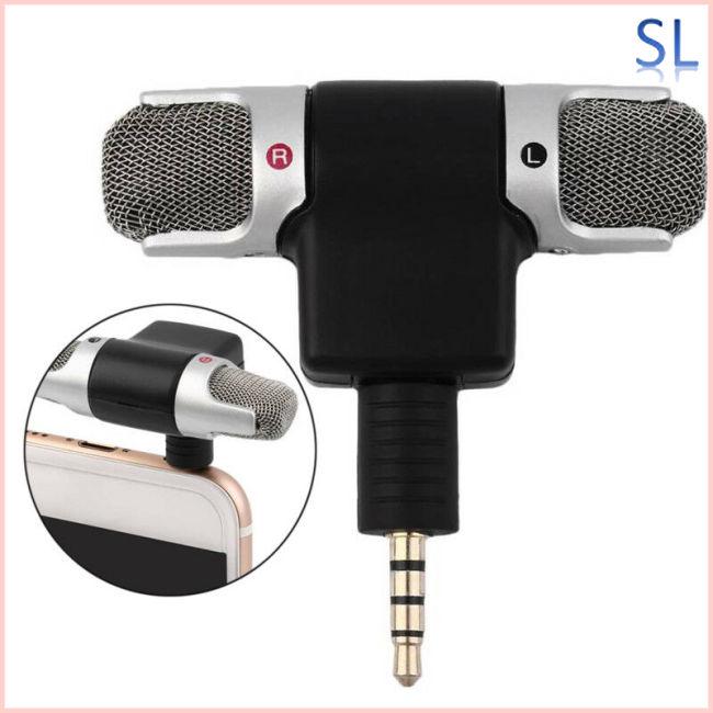 Portable 3.5mm Mini Stereo Microphone for MP3/MP4/Mobile Phone/Tablet