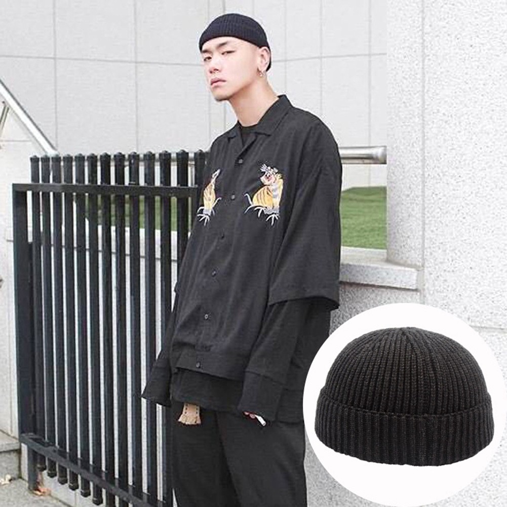 Nón Len Giữ Ấm Màu Trơn Thiết Kế Mới Cho Nam Và Nữ