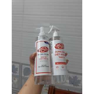 Combo 2 chai gel rửa tay khô Lifebuoy 235ml/ 330ml vòi