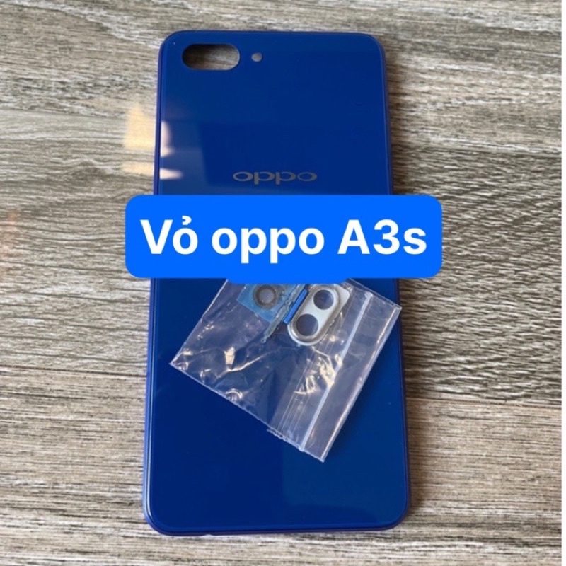 Lưng vỏ oppo A3s bản có lỗ chọc sim phía dưới