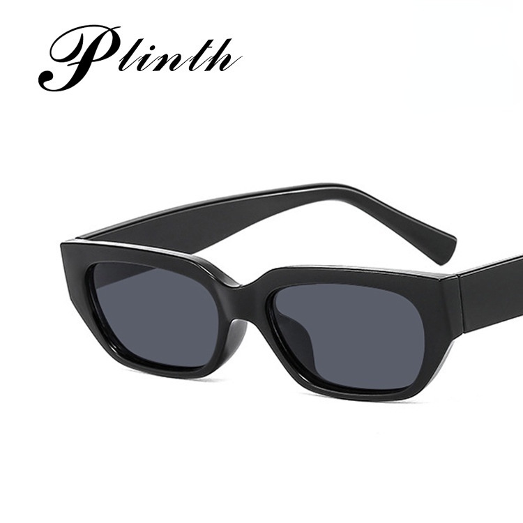 Kính râm nữ thời trang Kính râm hình vuông nhỏ màu đen Kính lái xe chống ngáy UV400