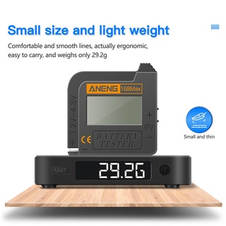 [CHOO] Battery Tester 1A Digital Display Battery Checker Plastic Portable Button Cell Capacity Analyzer