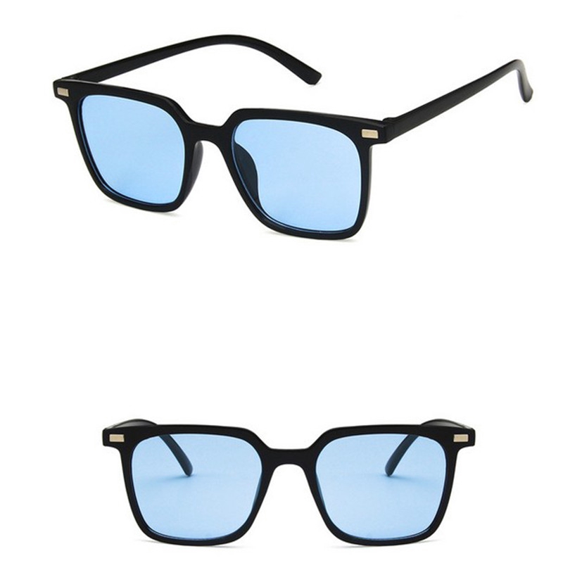 Kính mát hình vuông màu kẹo phong cách retro Hàn Quốc cho nữ