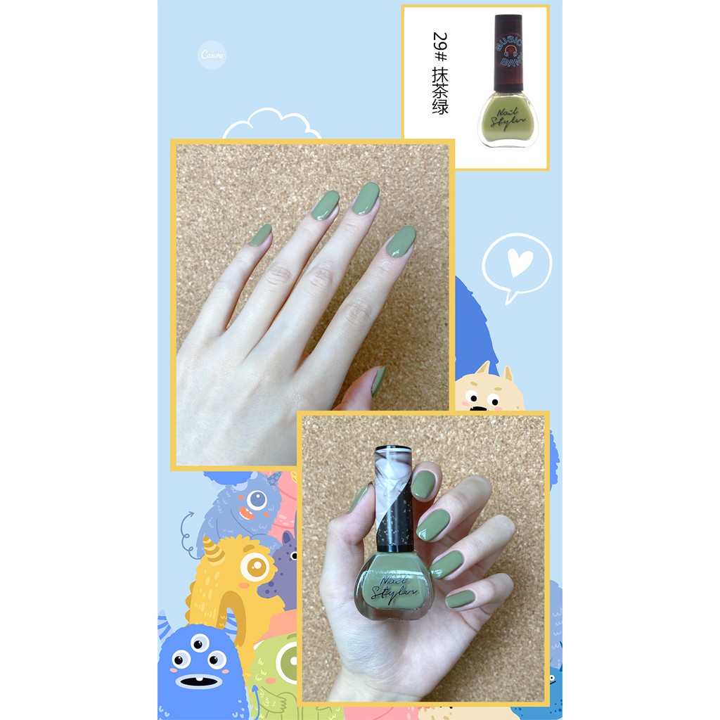 A29 Sơn Móng Tay Nail Styler A29 - Màu xanh green matcha - SHOP STORE