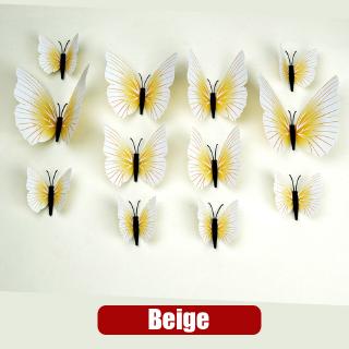 Decal Dán Tường Hình Bướm 3d