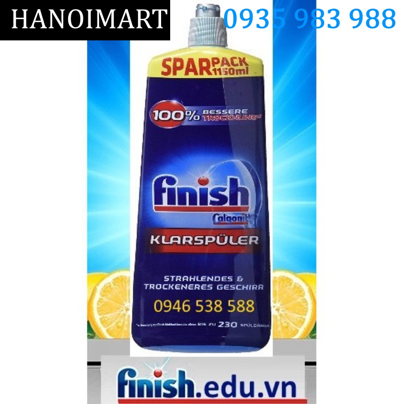 Combo Bột rửa bát Finish 2.5kg + Nước làm Bóng Finish 800ml - HANOIMART