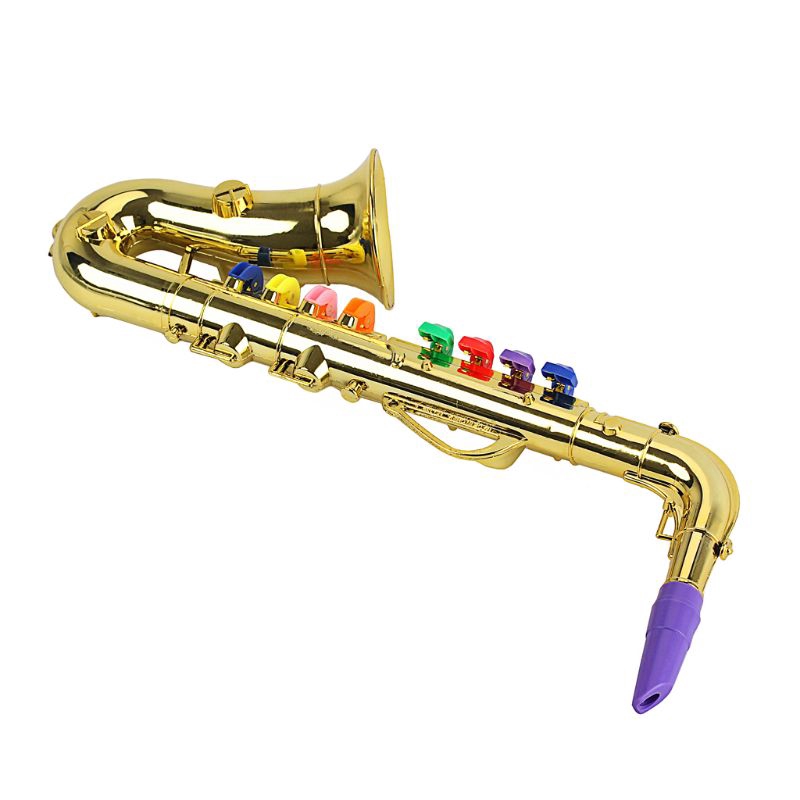 Đồ chơi kèn Saxophone 8 kiểu âm thanh cho trẻ học chơi nhạc sớm