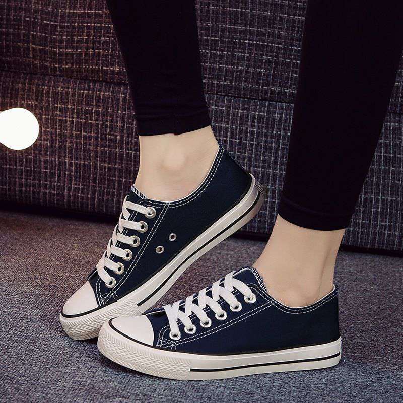 Giày thể thao nữ đế bằng trắng đen giá rẻ thời trang Hàn Quốc ulzzang Mizi TT26
