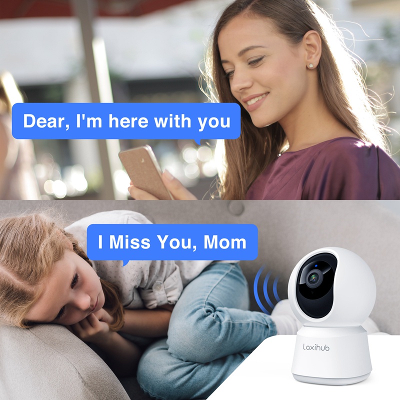 Camera IP giám sát Arenti Laxihub P2 1080P WIFI PTZ 360 độ Hỗ trợ Alexa và Trợ lý Google Bản quốc tế