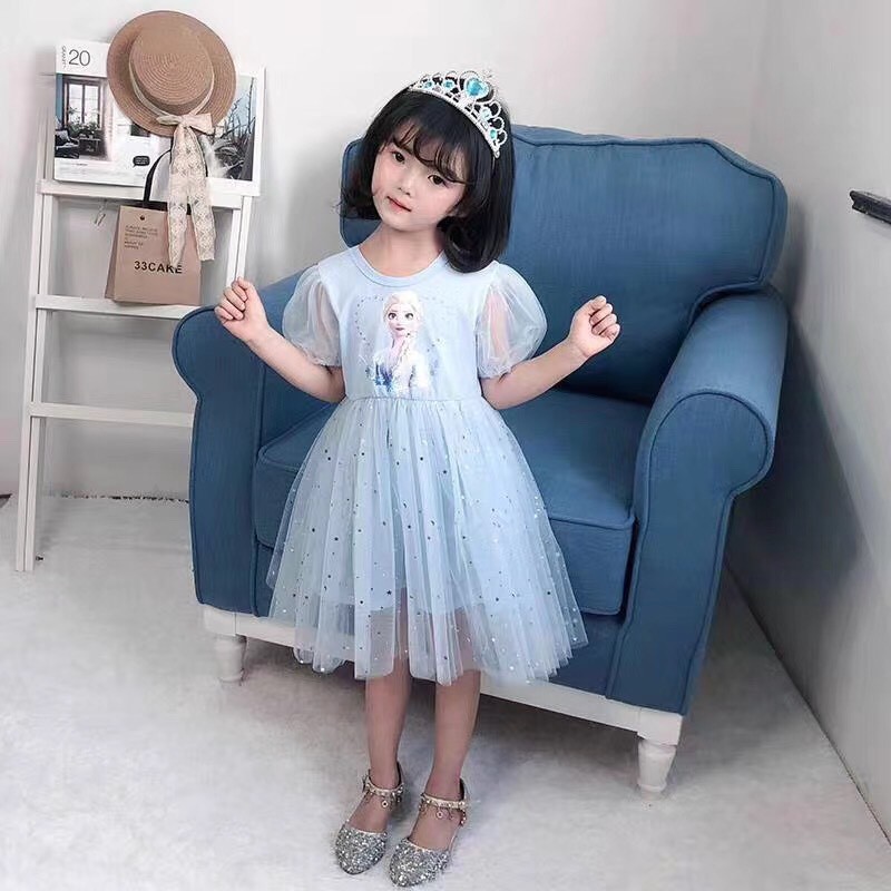 Váy công chúa Elsa cho bé 1-5 tuổi