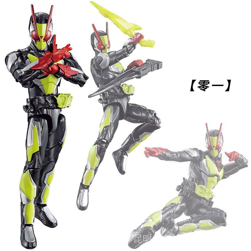 Mô Hình Nhân Vật Bandai Kamen Rider RKF Emperor Rider Meet Demon Time Zero One Wild Wolf Double Rider Có Thể Chuyển Động Không SHF C07U