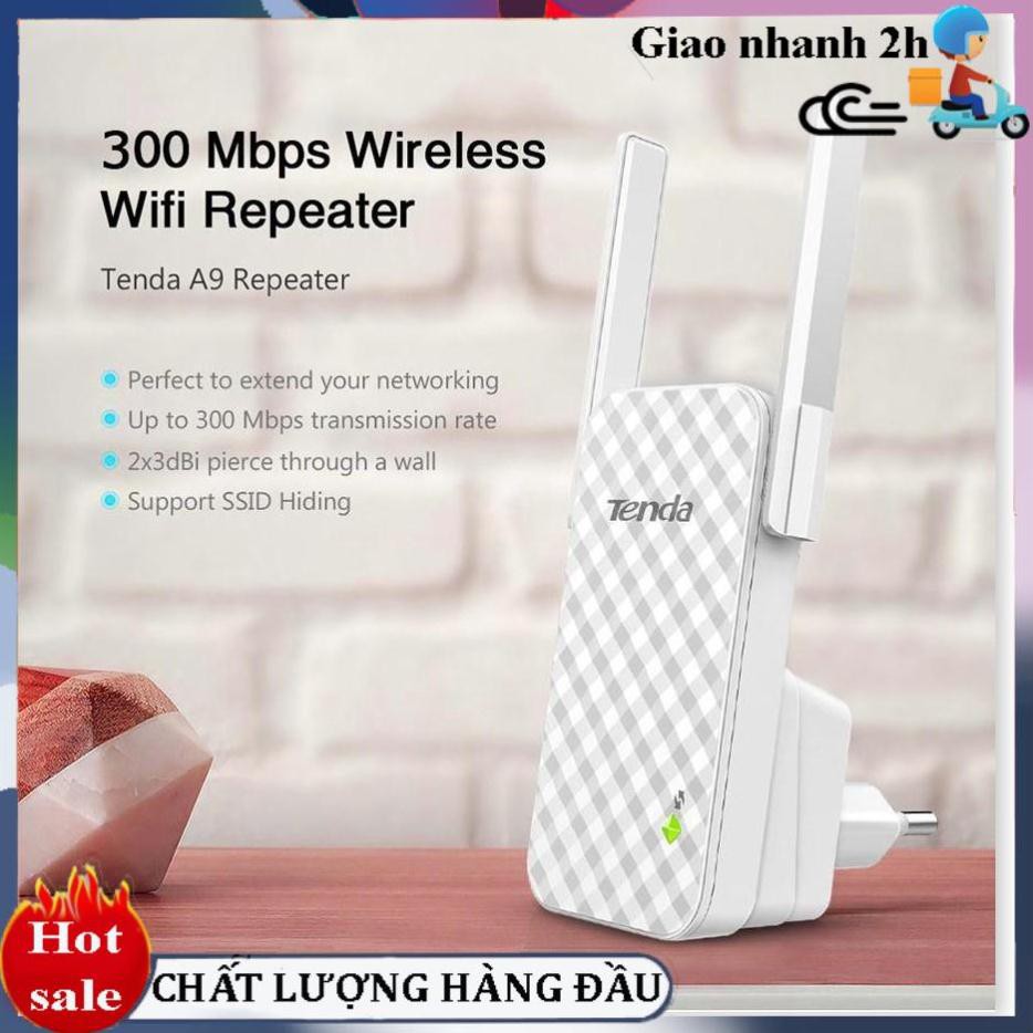 Thiết bị kích sóng, Bộ khuếch đại sóng wifi Tenda A9 Pro  kích sóng cực mạnh  Freeship  Bảo hành 1 đổi 1