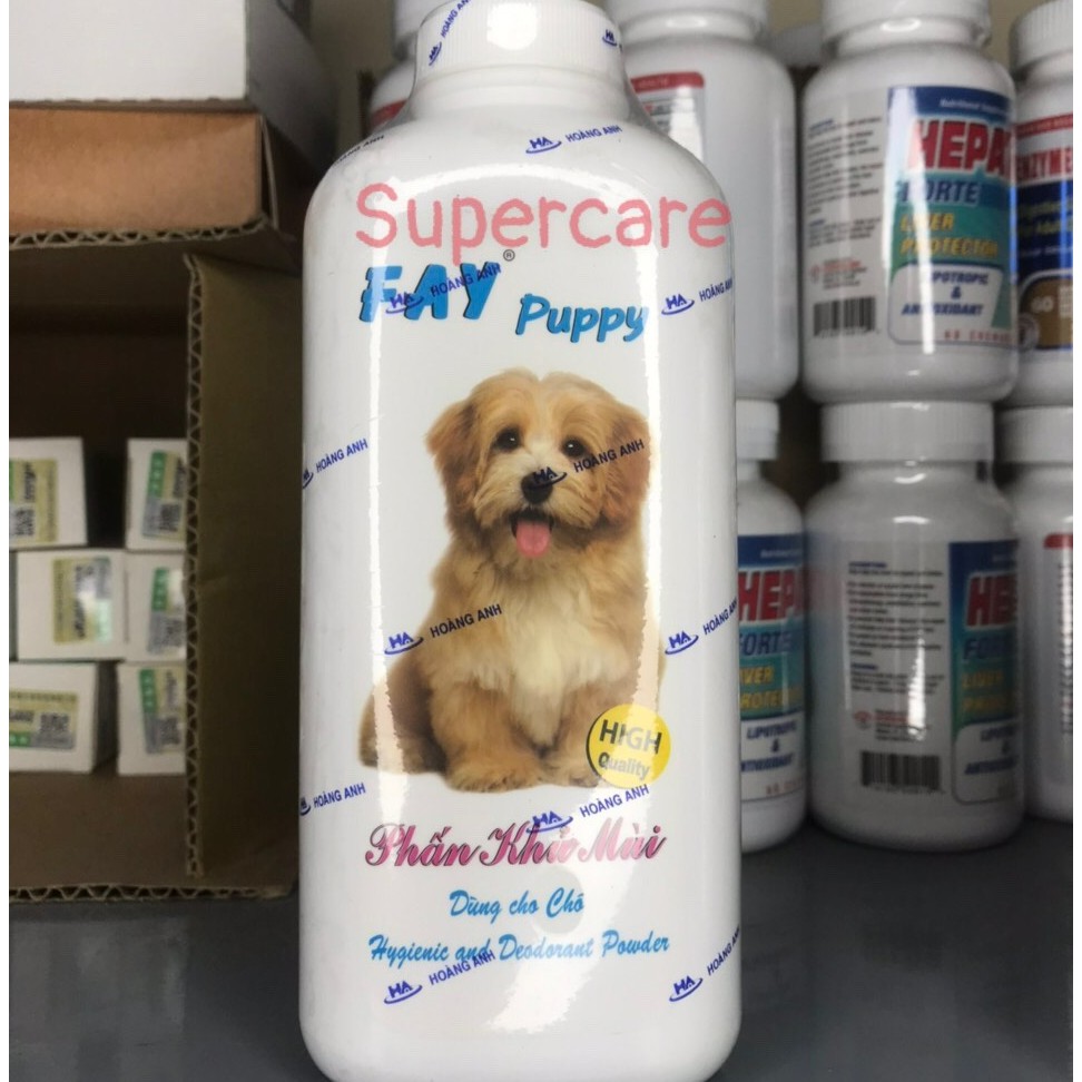 Phấn Thơm Khử Mùi Tắm Khô Cho Chó Fay Puppy 250Gr