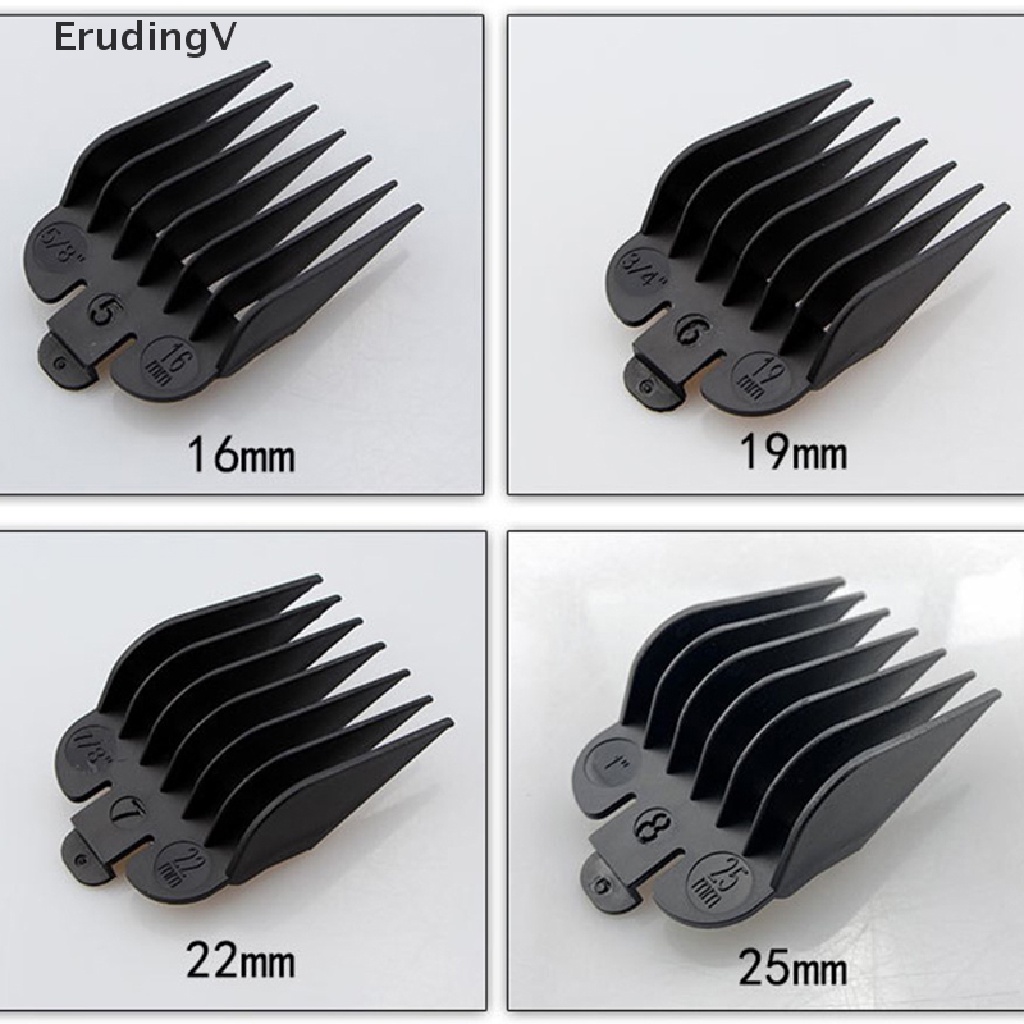 [Hàng mới về] Set 8 lược tông đơ hớt tóc màu đen giới hạn