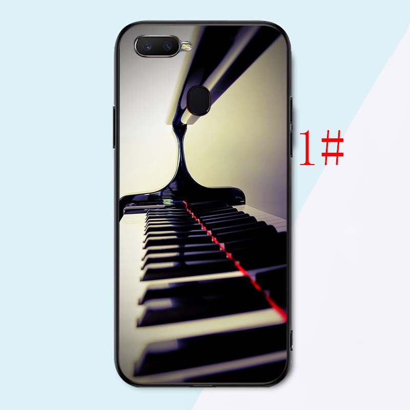 Ốp Điện Thoại Tpu Silicon Mềm Hình Phím Đàn Piano Màu Trắng Đen Cho Redmi Note 5 6 7 8 9 Pro Max 9t 9s Yd22