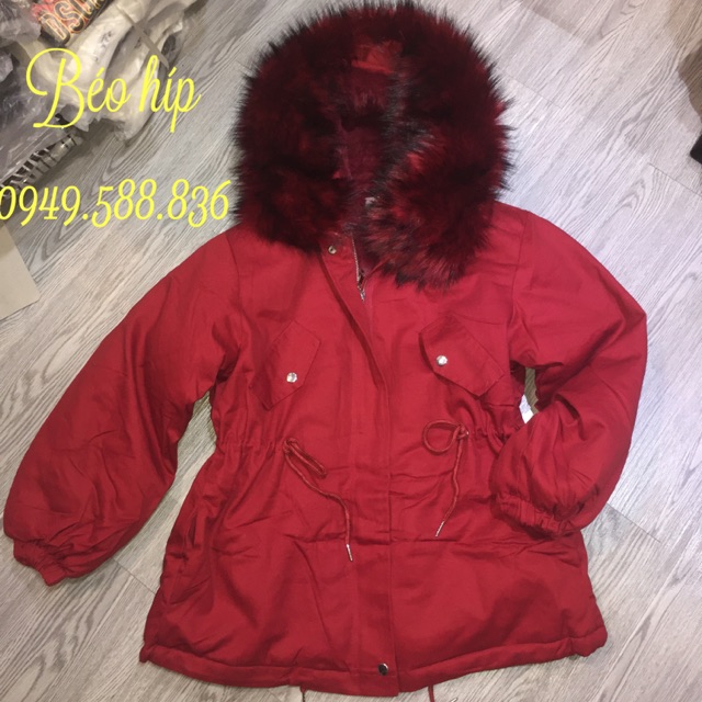 ÁO PARAKA LÓT LÔNG ĐỎ