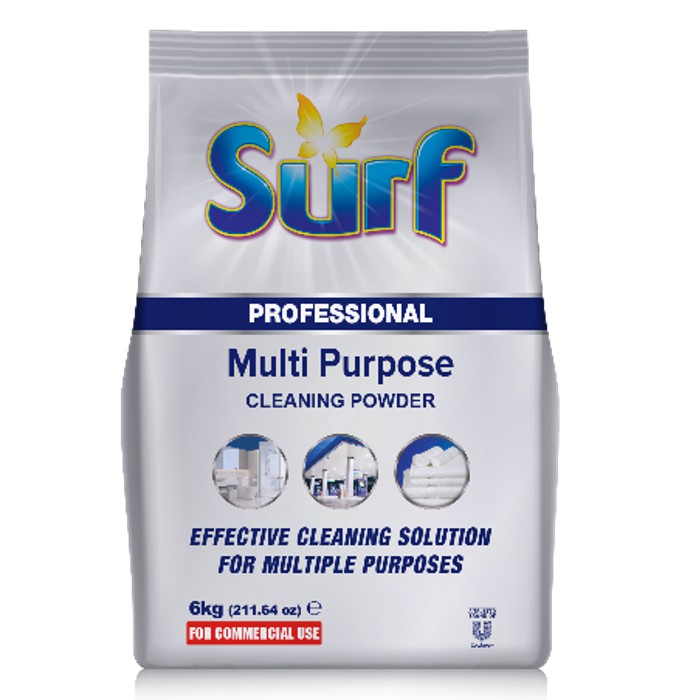 Bột giặt đa năng SURF giặt quần áo lau sàn tường nhà tắm 6kg 6 kí