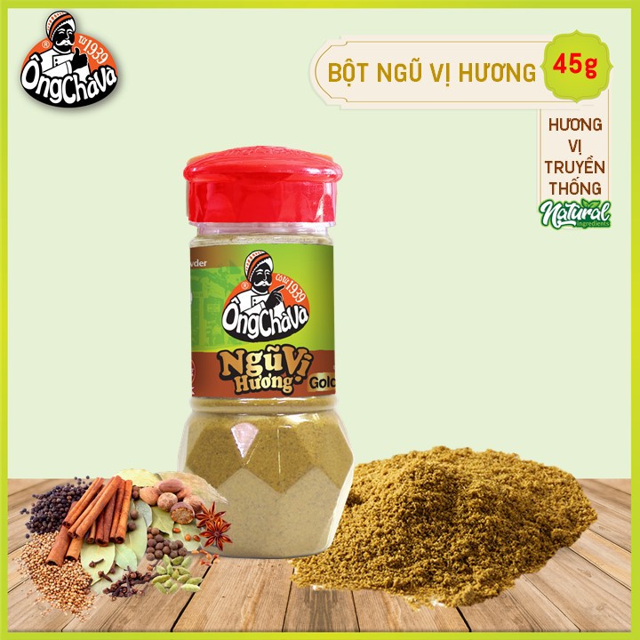 Bột ngũ vị hương Ông Chà Và GOLD 45gram (Five spices Ong Cha Va)