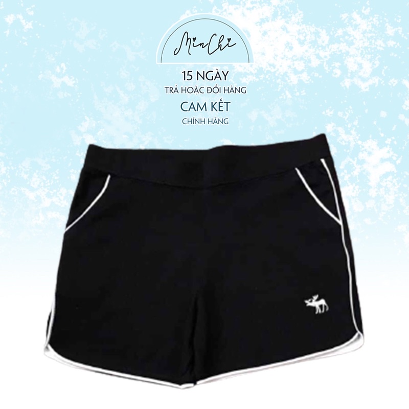 Quần Sooc Quần Short Đùi Thêu Hươu Chất Cotton Dày Dặn Hàng VNXK