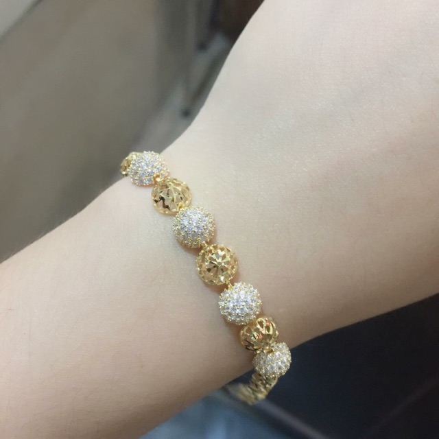 Lắc tay vòng tay nữ cầu bi trẻ trung xinh ảnh thật