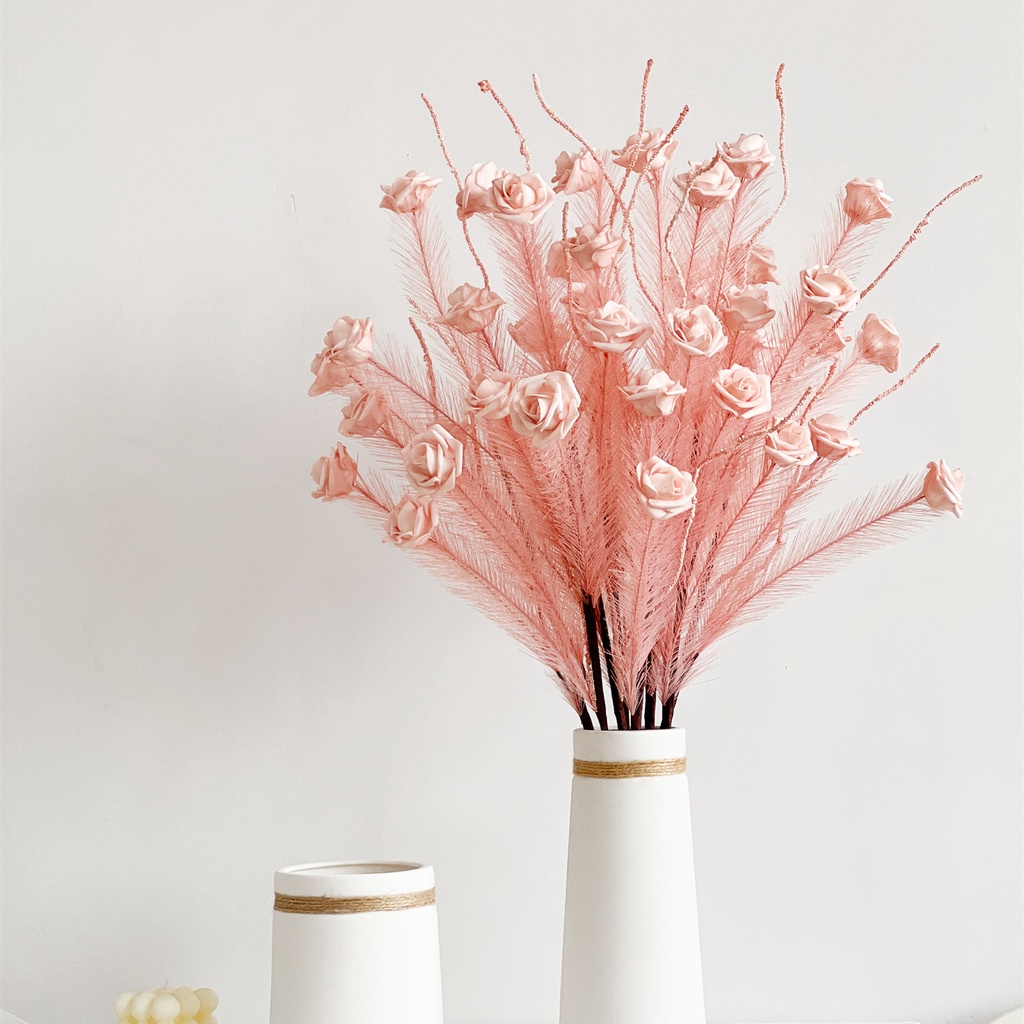 Cây Cỏ Reed Nhân Tạo Dùng Trang Trí Tiệc Cưới