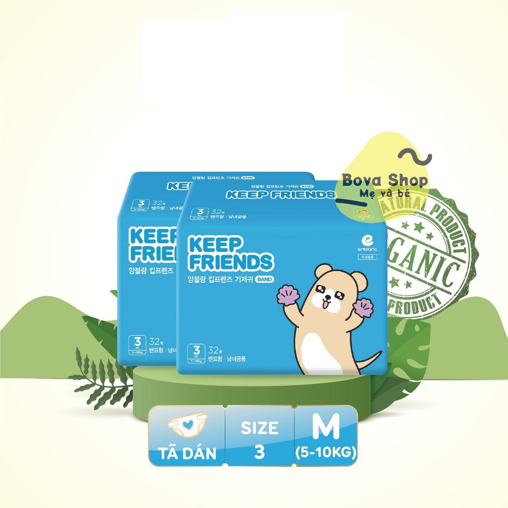 BỈM QUẦN/ DÁN ENBLANC KEEP FRIEND S40/M32/L28/L26/XL22/XXL18