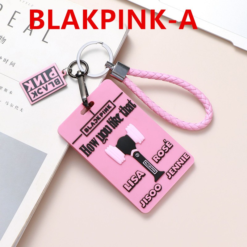 Móc khóa silicon hình KPOP BTS BLACKPINK