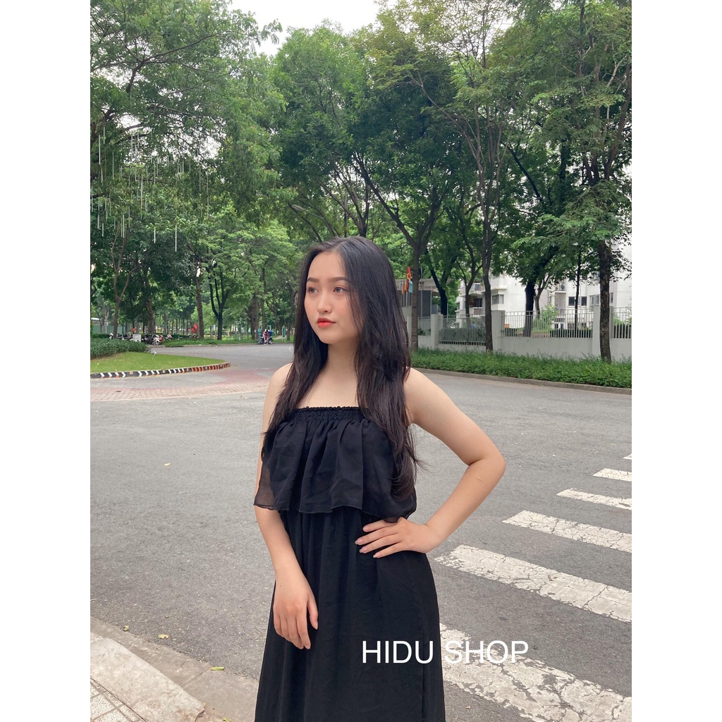 Đầm nữ hai dây ,đầm maxi đi biển, đầm hai dây đơn giản, siêu xinh