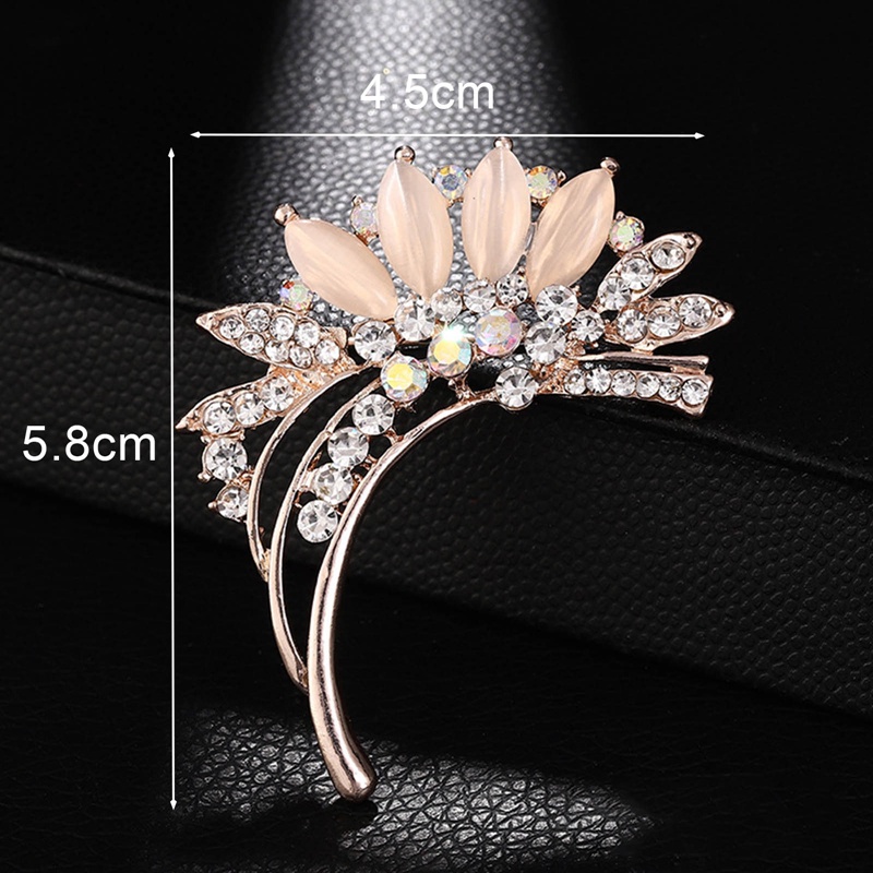 Tmdbyx Ghim Cài Áo Đính Ngọc Trai Và Đá opal Sang Trọng Thanh Lịch Cho Nữ