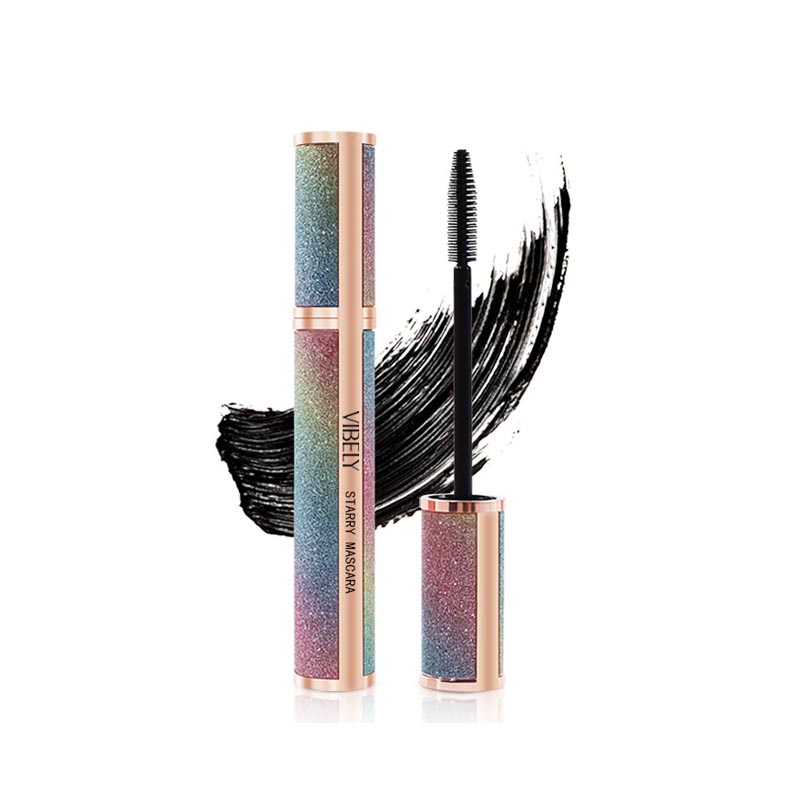 [Hàng mới về] Mascara sợi tơ 4d màu đen chống thấm nước chuốt dài và cong mi