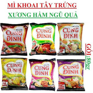 Mì Tôm Cung Đình 80g Thịt Hầm Nấm/ Sườn Heo Hầm Măng/Lẩu Tôm/Bò Hầm/Gà Hầm