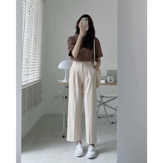 Q850 Quần suông tuyết mưa lưng chun Audrey